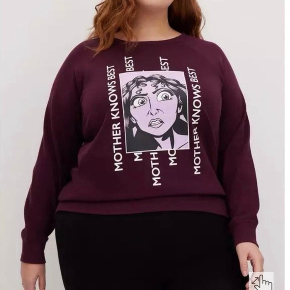 Graphic Maroon Sweatshirt